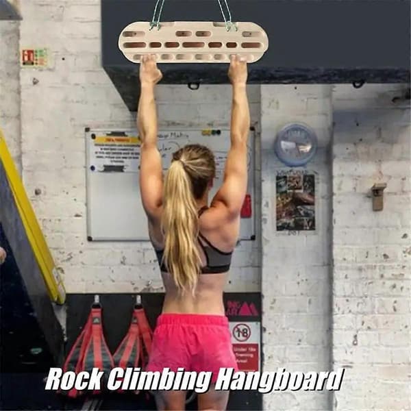 Klatre Fingerboard Styrke Rock Board Bærbar Pull-Up Klatring Hangboard Grebsforstærker Underarms Træner