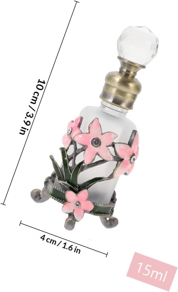 15 ml glassflaske med metallhette, Midtøsten-stil