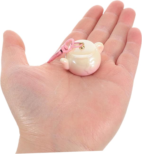 3 stk Mini Tekande Nøglering Nøglering Taske Vedhæng Kawaii Skoletaske Tilbehør Sød