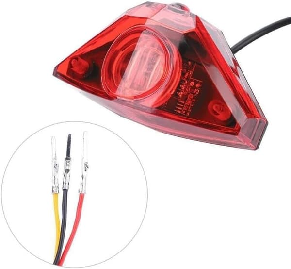 Bakbrems Sykkel E-sykkel Tilbehør 6-80V LED-lampe for Elektrisk