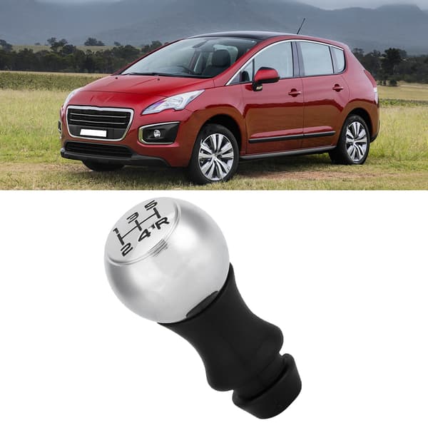5 Speed Car Gear Shift Knob Professional Black Replacement Part