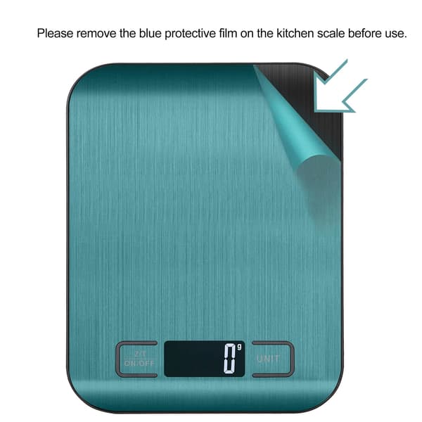 Digital Kitchen Scale, Professional Digital Scale 5 kg - Accurate Measurement Up To 1g, With LCD Display, Tare Function.