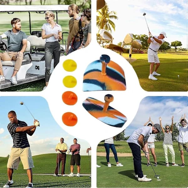 Golf Grip Trainer, Golf Training Aid, Non-Slip, Comfortable Grip, Easy Adhesive Pad, Swing Training Equipment Improves Performance.
