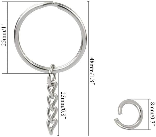 NØKKELRING 50 STK (B)