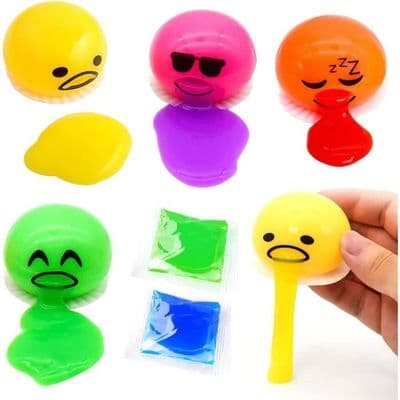 Anti-stresslegetøj - Uspecificeret - 4 dele - 4 farver - PVC - Til børn fra 7 år og opefter