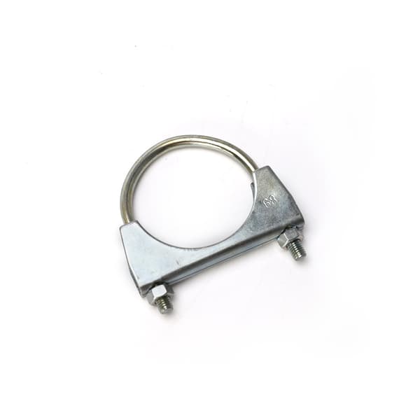 (2 stykker) Rørklemmer til 40 mm diameter rør, U-formede rørklemmer, galvaniserede rørstøtter