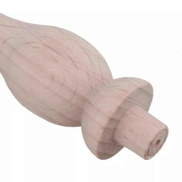 (pow yeah!) 20 stk 7,6X1,8cm Bøg Ubehandlede Umalede Træhåndværksspindler Baluster til Hjem Restaurant Indretning R