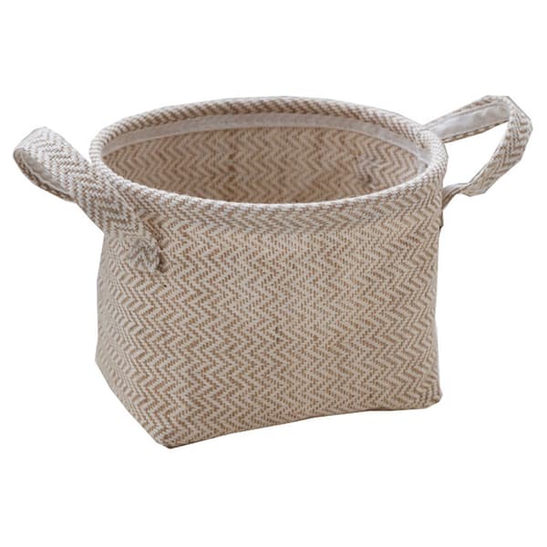 Flower Pot Storage Basket in Cotton Blend, Desktop Storage Box, Children's Accessories, Laundry Basket