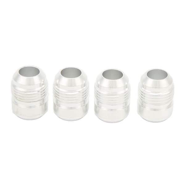4 stk. 10AN svejsning til 3/4 tommer NPT-gevind aluminiumslegering slangebarb rør endeadapter