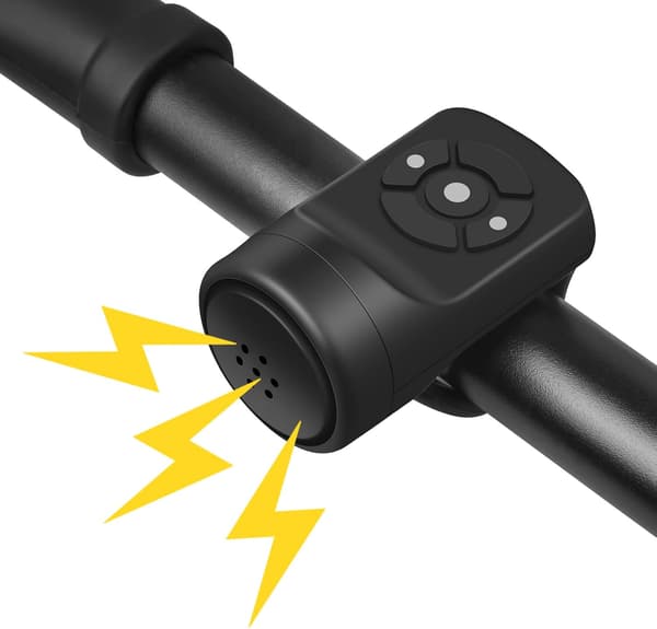 Sähköinen pyöränkello, elektroninen torvihälytin pyöränkello 120dB, IP