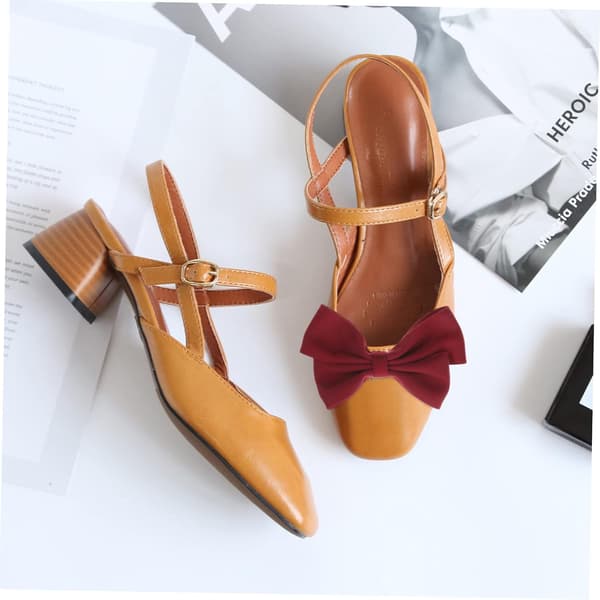 Blue Bow Shoe Clips Removable Decorative Accessories for Women's Shoes