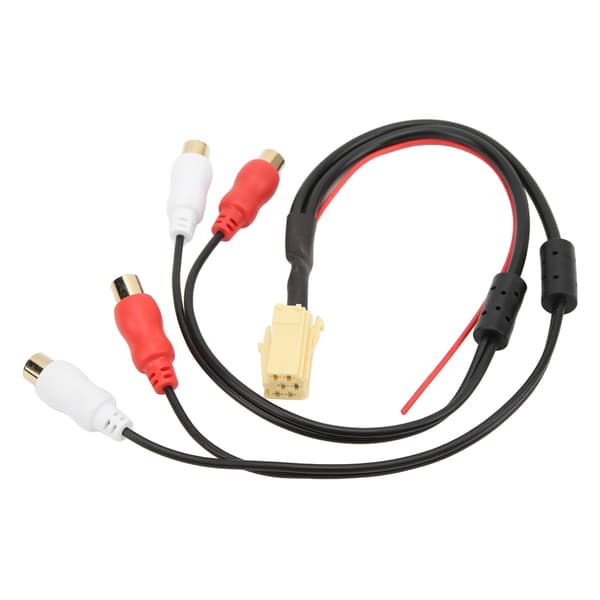 Bil Line Out Adapter 4RCA Aux in Adapterkabel Erstatning for Blaupunkt VDO CD-afspiller
