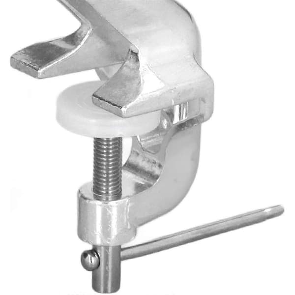 Manual Macaroni Machine, Cavatelli Machine for Authentic Italian Pasta, Portable Hand-Cranked Noodle Press (FMY) Silver Silver