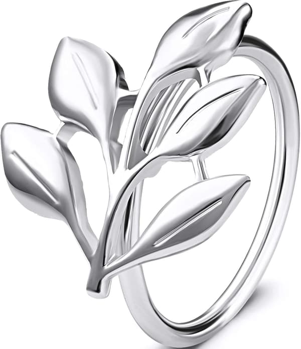 6 stk serviettringer sølv 6 stk silver 6pc