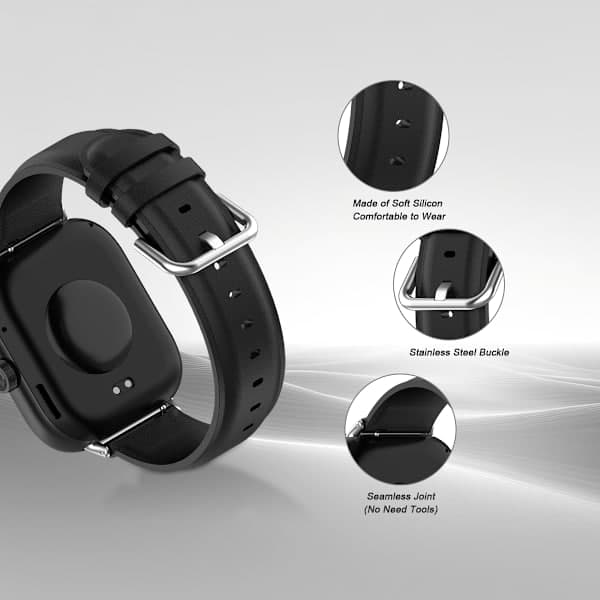 Urrem til Redmi Watch 4 / Xiaomi Band 8 Pro Sort Sort