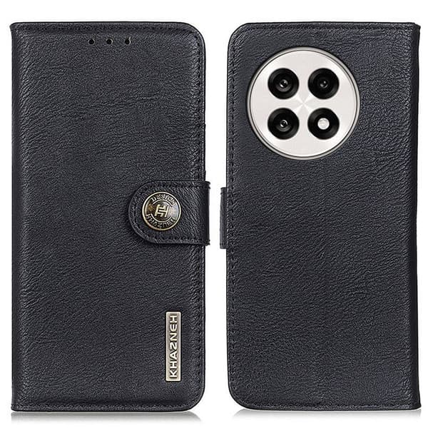 For OnePlus 13R Case Wallet Case Shell Phone Case Wallet - Black Svart black