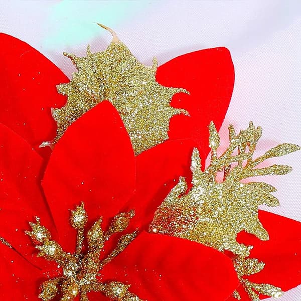 24 stk glitter julestjerner kunstige julestjerner