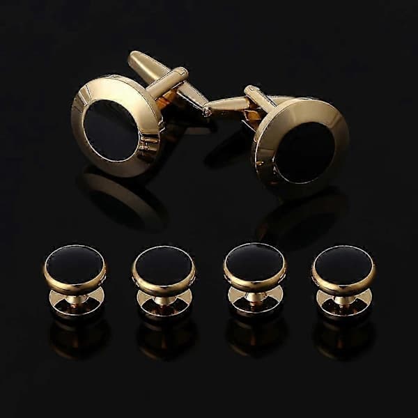 (pow yeah!) 6 stk. Herre Smoking Manchetknapper Formel Habit Skjorte Knapper Manchetknapper Sæt Robust