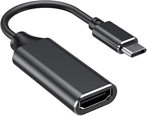 USB-C–HDMI-sovitin 4K (Thunderbolt 3 -yhteensopiva) ääni- ja videolähdöllä