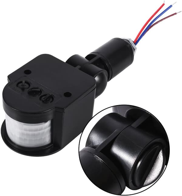 Outdoor LED Motion Sensor Switch 90~240V 180 Degree Security Infrared PIR Motion Sensor Detector Wall Switch