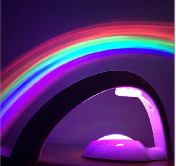 Batteridrevet LED-regnbueprojektorlysrefleksjon - Rainbow i