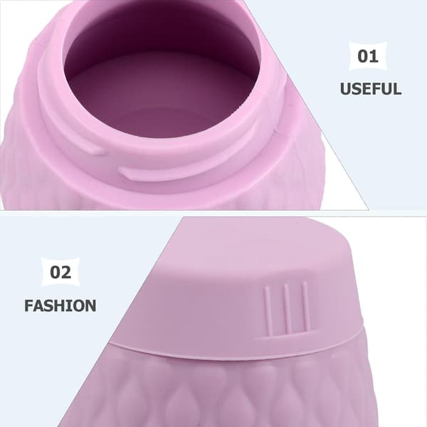 4-pack silikonreseburkar för hudvård och kosmetika