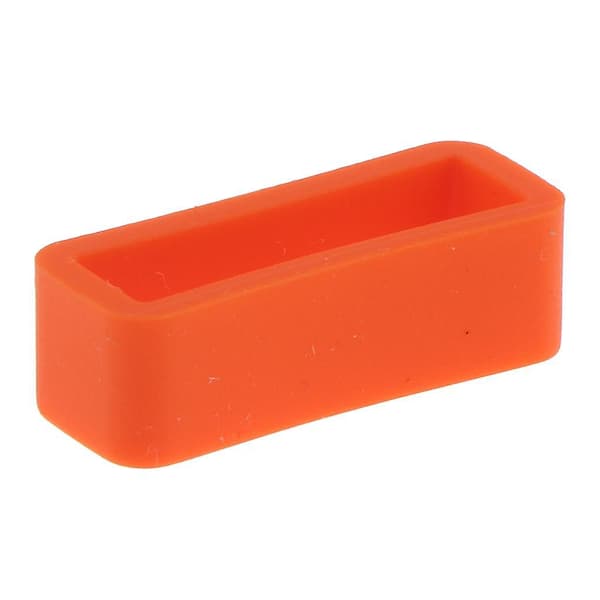 10 stk. Urremsløjfe Gummibåndsholder 22mm Orange