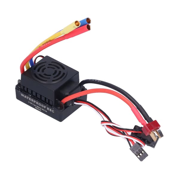 Vedenpitävä 60A harjaton ESC 1/10 RC-autoon