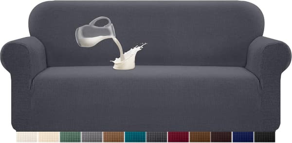 Vattentät spandex jacquard elastisk sofföverdrag med halkfri skum