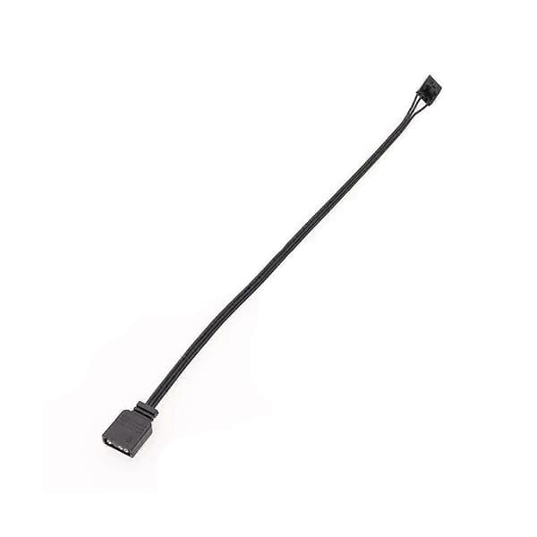 4-PIN RGB til Standard ARGB 3-Pin 5V Adapterstik RGB-kabel 25cm
