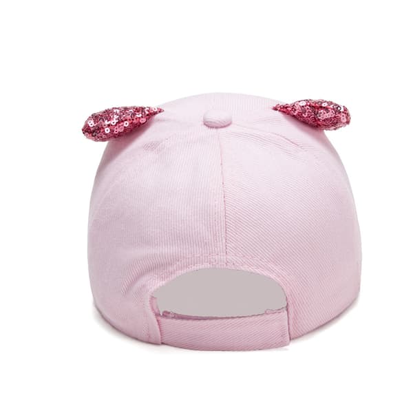 Söpö kissa paljetti baseball-lippis (52-55cm), vauvan aurinkosuojalippis