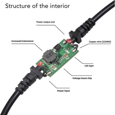 5V USB C han til 12V bil cigarettænder hun adapterkonverter til bilelektroniktilbehør 11,8 tommer
