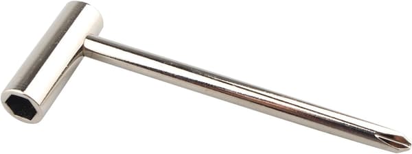 Gitar Truss Rod-nøkkel/Luthier-skrutrekker for gitarer, sølv