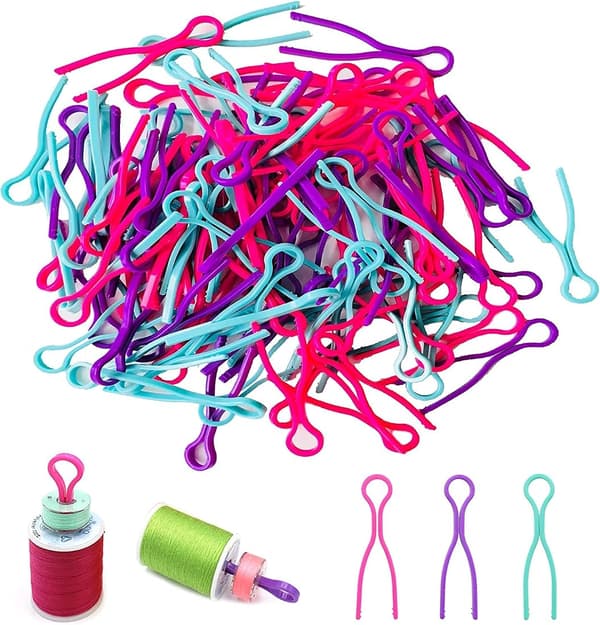 Trådspoleclips, Trådspoleclips, Trådspoleholder, Trådspoleclips 50 stk. Trådspoleclips til symaskine
