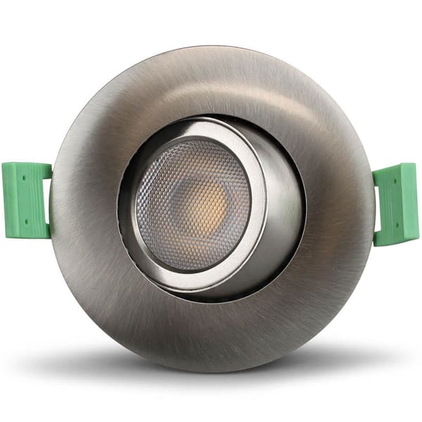 Ellen Infälld downlight Dim-to-Warm 520lm IP65 1-pack Borstad stål