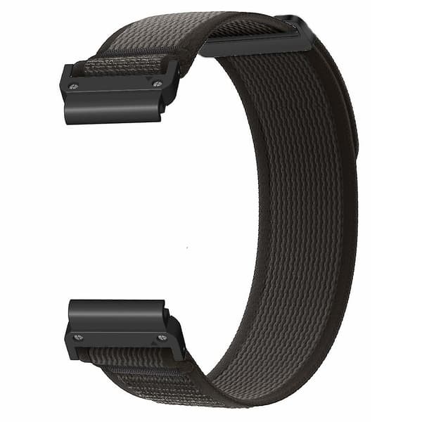 För Coros Vertix 2 / Garmin Fenix 7X / 6X / 5X 26mm Trail Loop Nylonranneke Pehmeä Kellonranneke - R Multicolor_tfrf