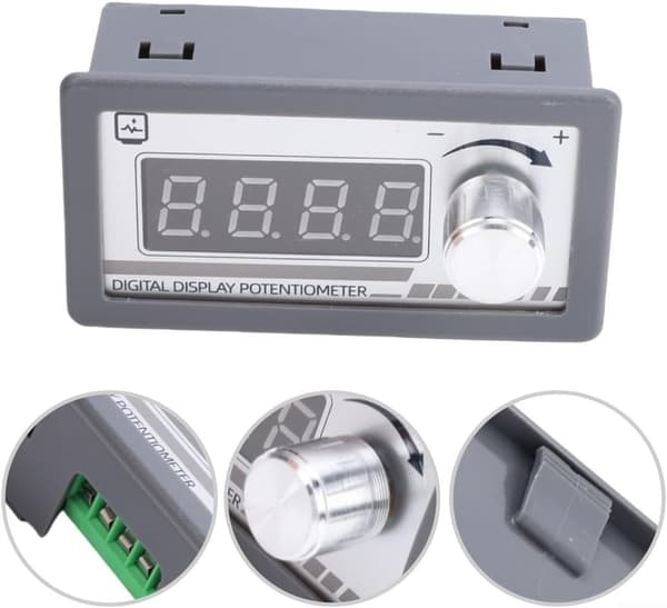 Potentiometer, 10KΩ Motstånd 4-siffrig skärm Hastighet & Grå (20K) - 20K Digital Display Variabel med för Controller Inverter, Programmerbar, ABS 20K