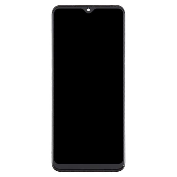 For T-Mobile REVVL 6X Pro 5G LCD Screen Digitizer Full Assembly with Frame (Black) Black Svart