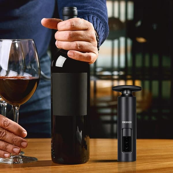 Vinkorkskruvs presentförpackning Mini manuel korkskruv Vakuumpumpning Vin