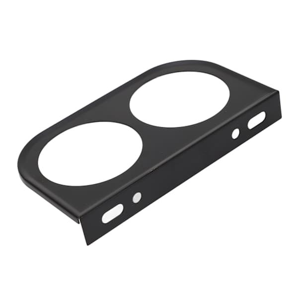 2-hulls målerpanel 2-1/16 tommer 52MM Universal metall bilmåler montering dashbord svart-FF-