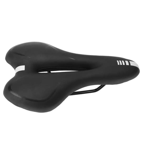 Cykel sadel Sort Hul Åndbar Ergonomisk Design Stødabsorberende Svampepolstring Cykelsadel