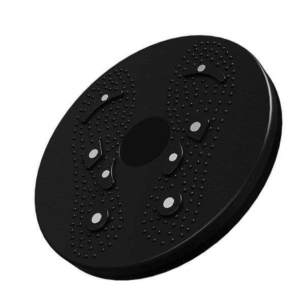 Midje Twist Disc Magnet Slankende Massage Træningsudstyr Hjemmekontor Sort