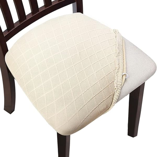 Stolsöverdrag, Avtagbara Tvättbara Jacquard Stretch Super Fit