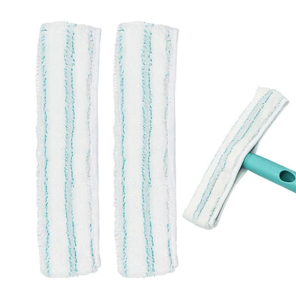 8 Pieces Replacement Pad for Cordless Electric Mop Sweeper Wireless Electric Mop Scrubber Pad, Green