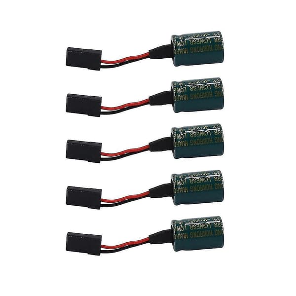 5 st 3300uf 16v spänningsskydd A3 Flight Control Receiver Kondensatorskydd Med Plugg För Rc D