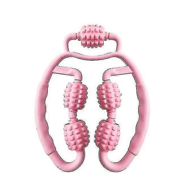 Trigger Point Roller Massager til underarm, albue, hånd, arm og ben (pink)