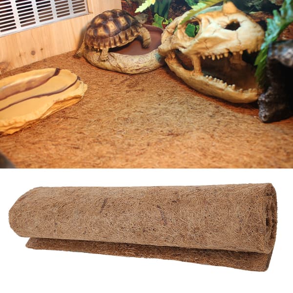 Kokosfiber Reptilmatte for Øgler Terrarium Substrat