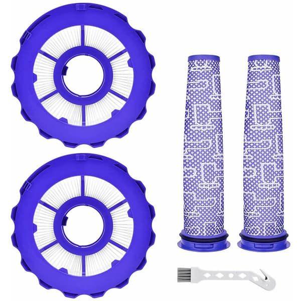 2-pak HEPA-filter efter motor og 2-pak forfilter reservedele til Dyson DC40, til Dyson Animal, flertrin