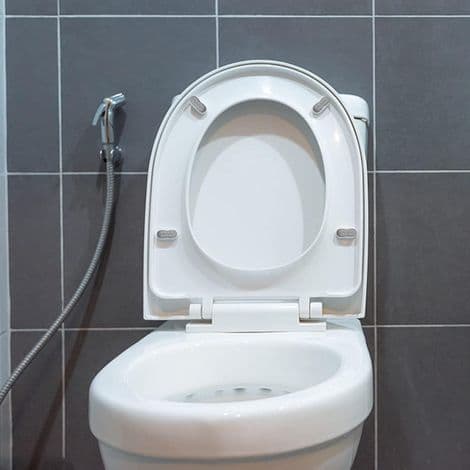 8-delt toiletsædebuffer-sæt med stærk klæbemiddel, universel toiletsædebufferpude til hjemmet, hotel, restaurant