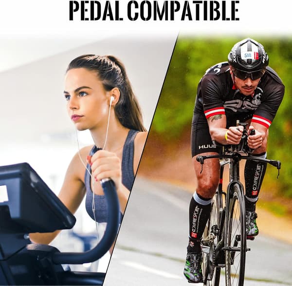 Cykelsko, kompatible med Look Delta og Shimano pedaler
